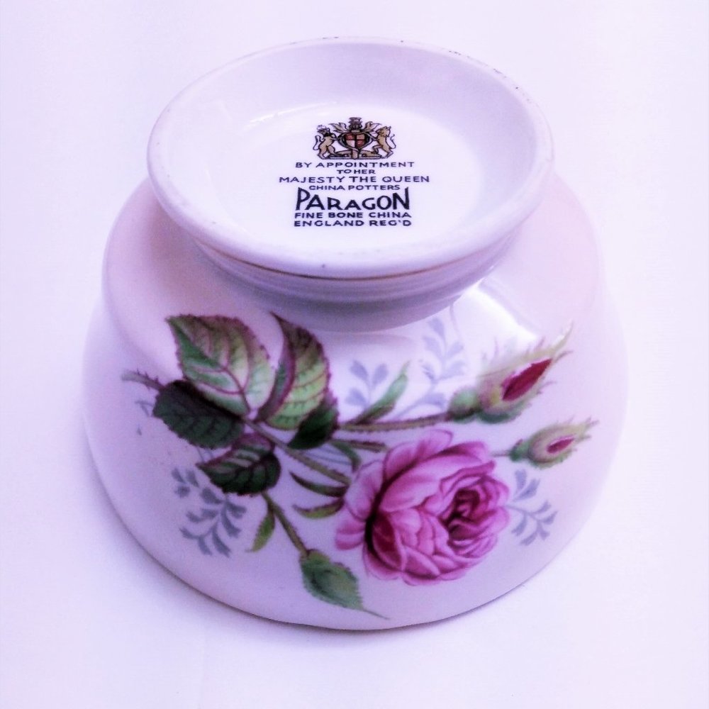 Fine Bone China Sugar Bowl Pink Roses